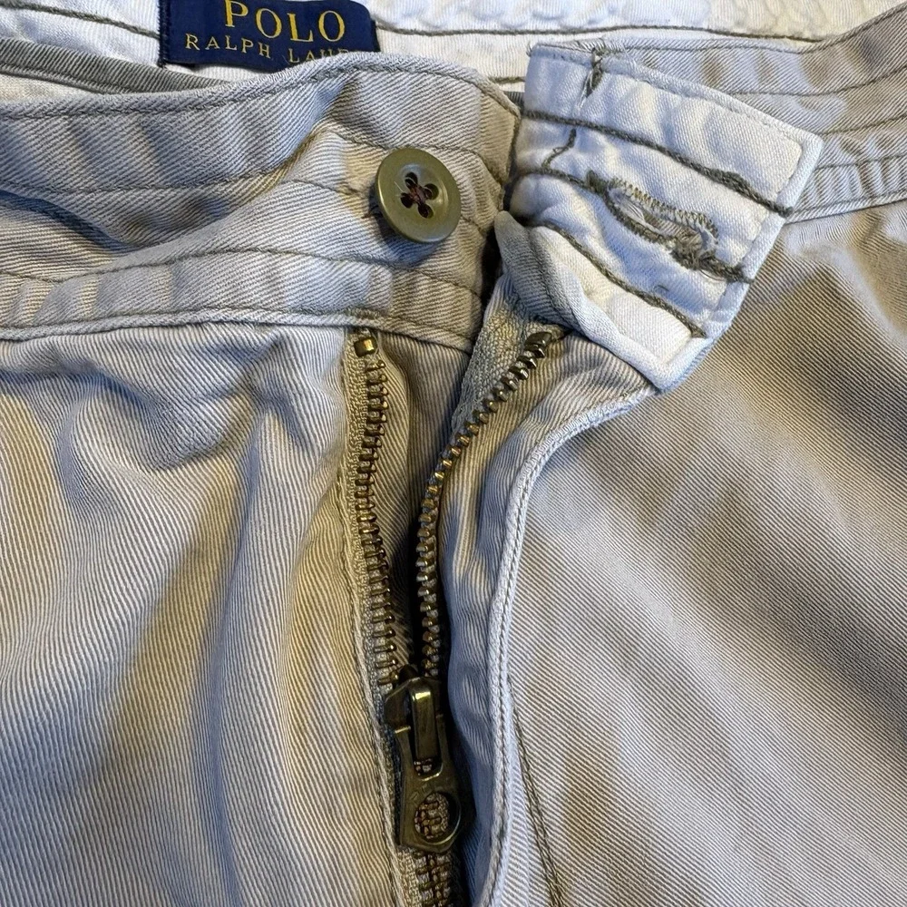 Polo Ralph Lauren Cargo Shorts Men's 36 Baggy Y2K Military Distressed Baggy
